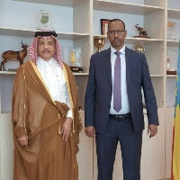 رئيس المجلس الفيدرالي الإثيوبي يجتمع مع سفير دولة قطر