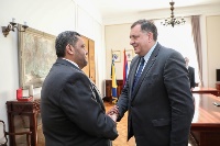 Chairman of Presidency of Bosnia and Herzegovina Meets Qatar's Ambassador