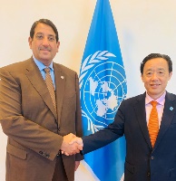 المدير العام لمنظمة الأغذية والزراعة للأمم المتحدة يجتمع مع سفير دولة قطر لدى إيطاليا