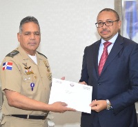 رسالة من نائب رئيس مجلس الوزراء وزير الدولة لشؤون الدفاع إلى وزير الدفاع الدومينيكاني