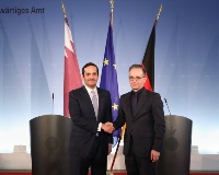 نائب رئيس مجلس الوزراء وزير الخارجية يجتمع مع وزير الخارجية الألماني