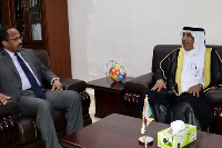 وزير الصحة السوداني يجتمع مع سفير دولة قطر
