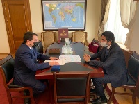 HH the Amir Sends Written Message to President of Azerbaijan