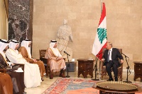 Lebanese President Meets Deputy Prime Minister and Minister of Foreign Affairs