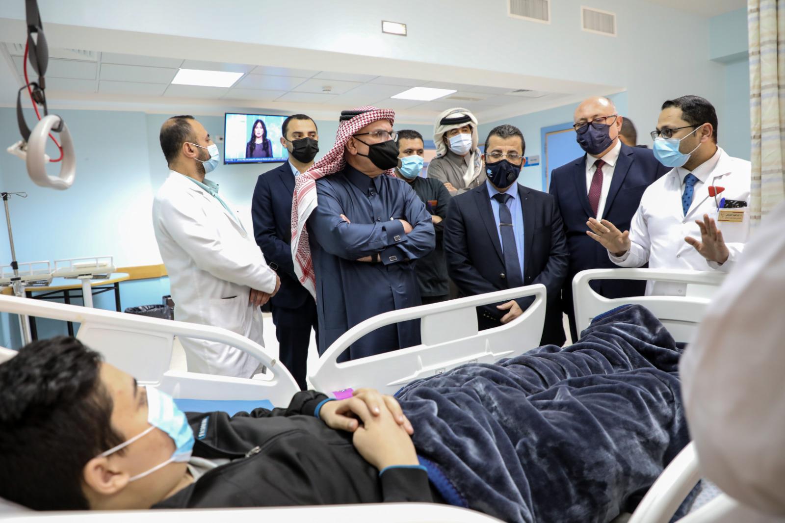 Al Emadi Inspects Work Progress at Hamad Hospital for Rehabilitation
