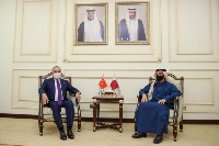 Deputy Prime Minister and Minister of Foreign Affairs Meets Turkish Minister of Foreign Affairs