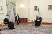 رسالة من سمو الأمير إلى الرئيس الإيراني