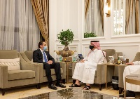 Deputy Prime Minister and Minister of Foreign Affairs Meets Lebanese Prime Minister-Designate