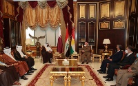 Deputy Prime Minister and Minister of Foreign Affairs Meets Leader of Kurdistan Democratic Party