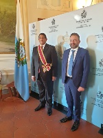 Republic of San Marino Awards the Equestrian Order to Qatari Ambassador