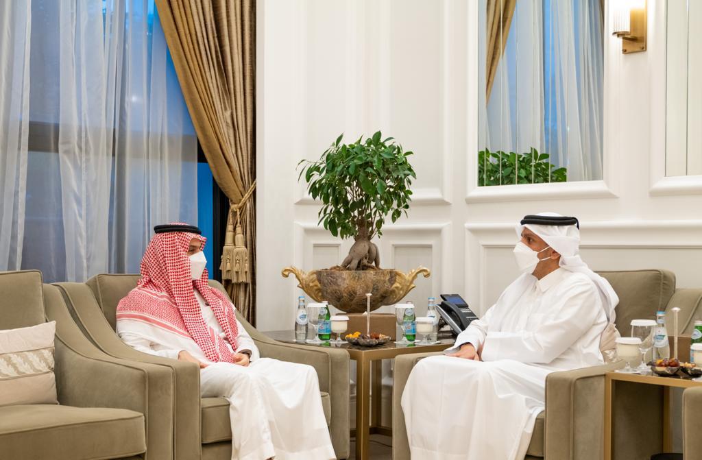 Deputy Prime Minister and Minister of Foreign Affairs Meets Saudi Foreign Minister
