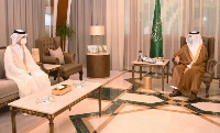 Governor of Eastern Province in Saudi Arabia Meets Qatari Charge d'Affairs
