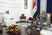 Iraqi President Meets Qatar's Ambassador