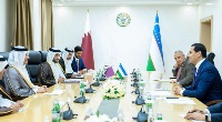 Deputy PM and Minister of Foreign Affairs Meets Uzbekistan's Deputy PM and Minister of Investments and Foreign Trade
