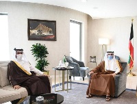 Speaker of Kuwait National Assembly Meets Qatari Ambassador