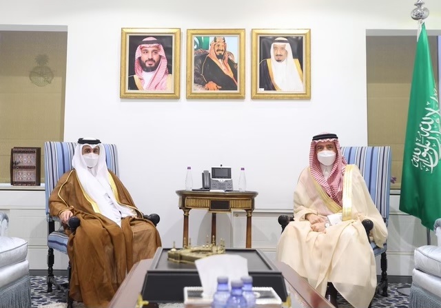 Undersecretary of Saudi Ministry of Foreign Affairs Meets Qatari Charge d'Affaires