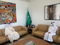 Saudi Arabia's Undersecretary of the Ministry of Foreign Affairs for Consular Affairs Meets Qatar's Ambassador