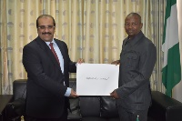 Nigeria's Foreign Ministry Receives Copy of Credentials of Qatar's Ambassador