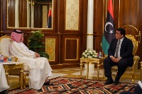 Chairman of the Presidential Council of Libya Meets the Minister of State for Foreign Affairs