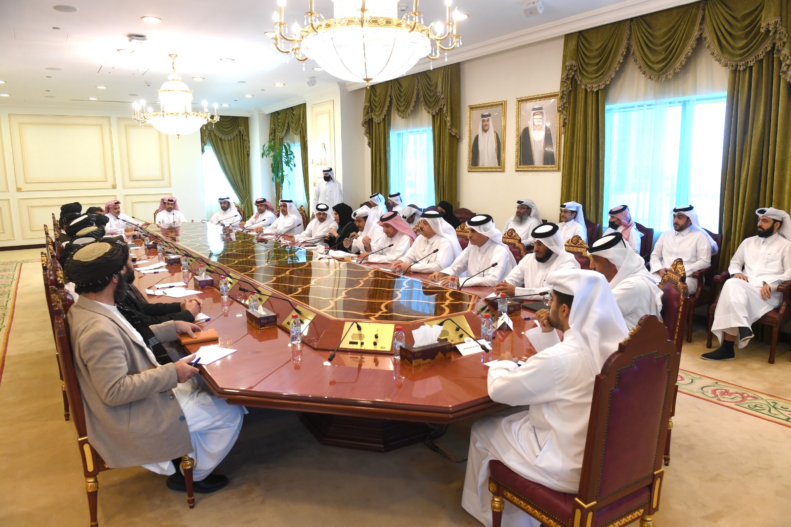 اجتماع قطري – أفغاني بالدوحة يستعرض جهود تحقيق الاستقرار في أفغانستان
