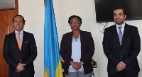 The Minister of Education of the Republic of Rwanda meets with the Ambassador of the State of Qatar