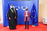 President of the European Commission Receives Credentials of the State of Qatar's Ambassador