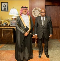 HH the Amir Sends Written Message to President of the Republic of Ghana