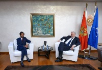 رئيس وزراء مونتينيغرو  يجتمع مع سفير دولة قطر 