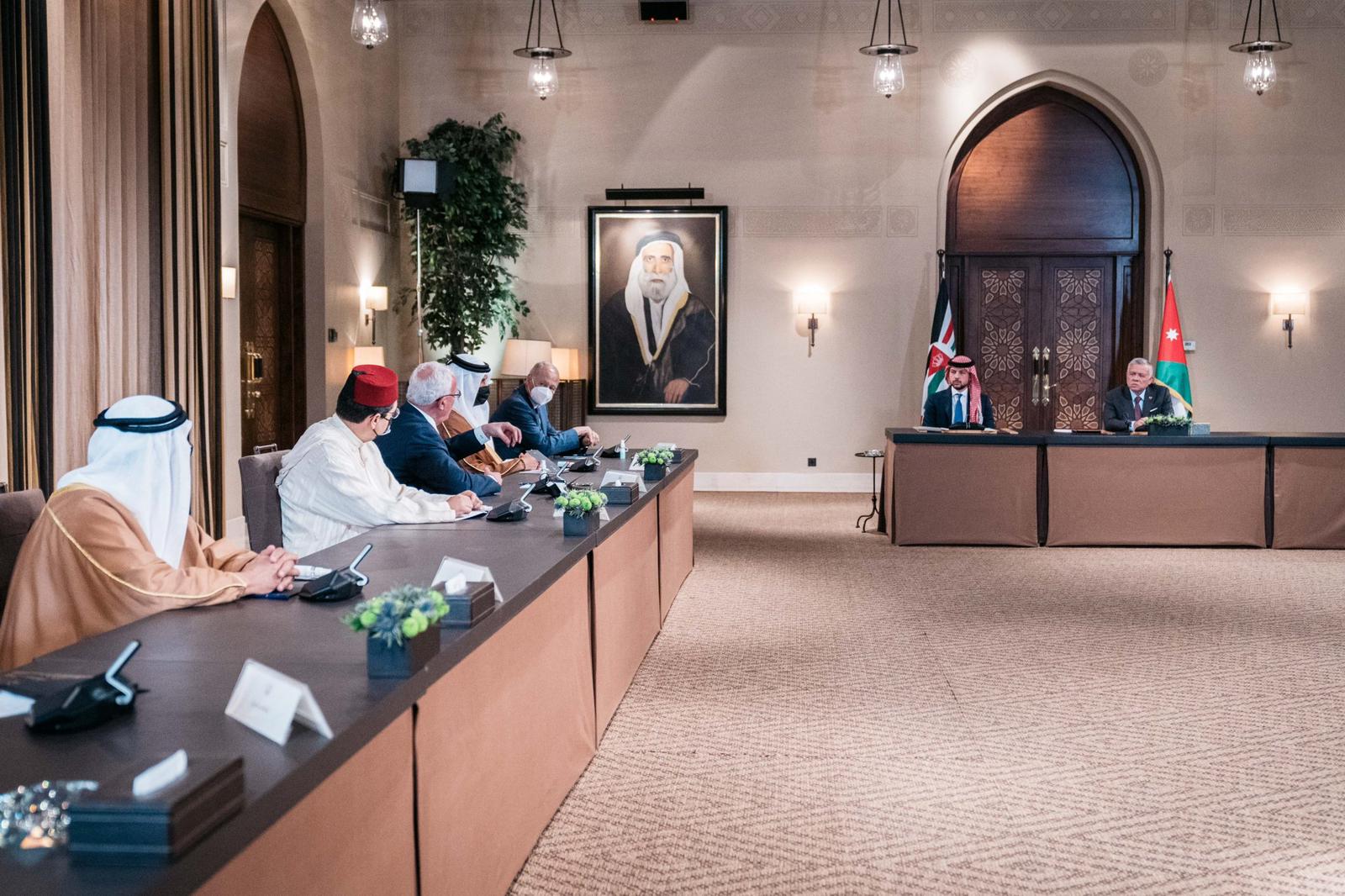 Deputy Prime Minister and Minister of Foreign Affairs Participates in King of Jordan's Reception of Arab Foreign Ministers