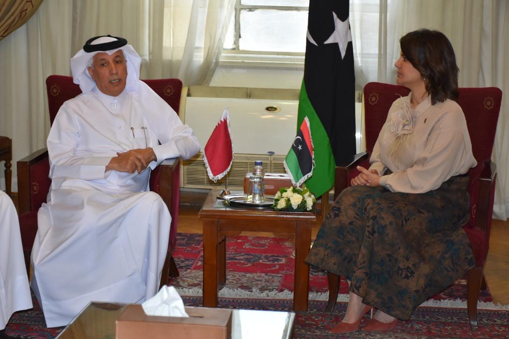 Minister of State for Foreign Affairs Meets Libyan Foreign Minister
