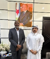 وزير التربية الوطنية والتكوين المهني في جيبوتي يجتمع مع سفير دولة قطر