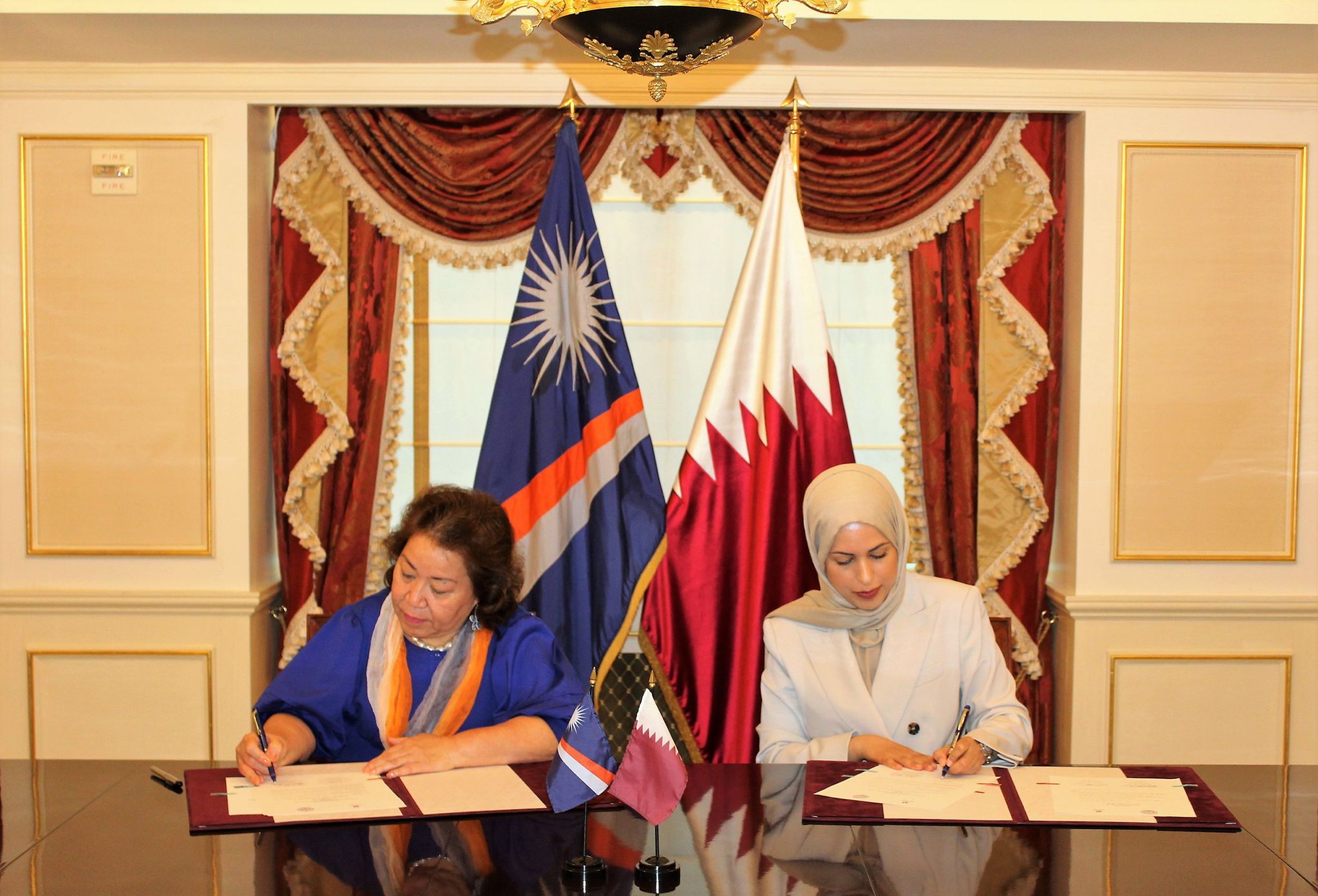 Qatar, Marshall Islands Sign Joint Statement to Establish Diplomatic ...