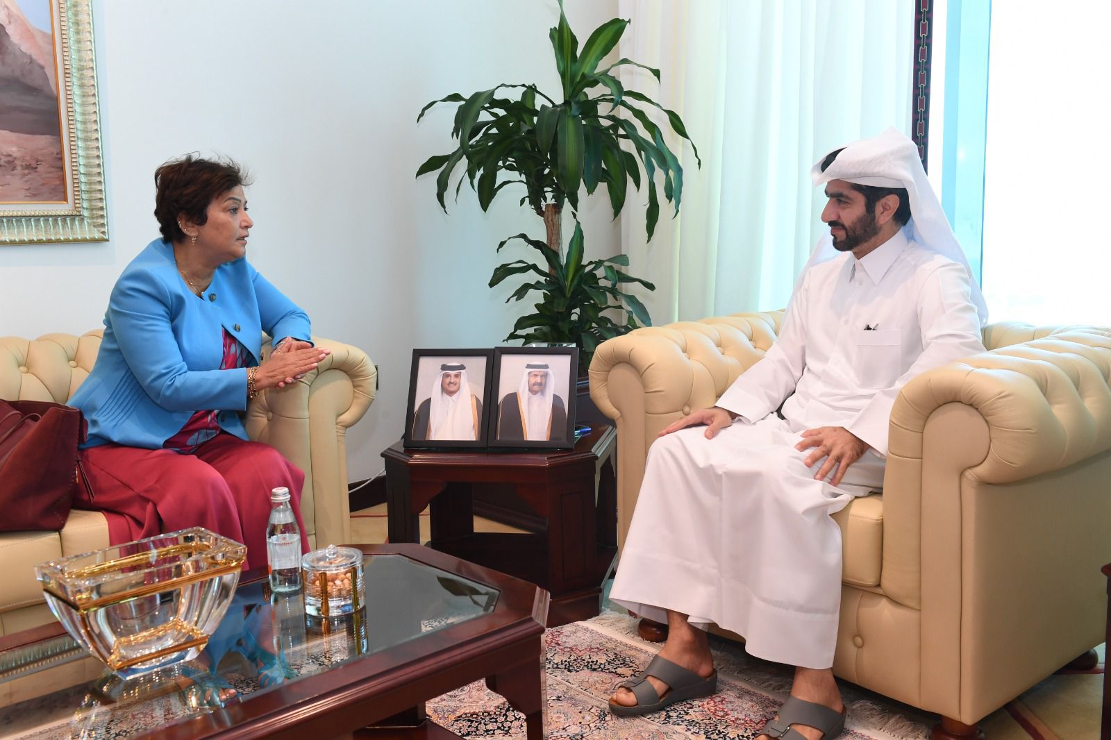 Director of Arab Affairs Department at Ministry of Foreign Affairs Meets UN Deputy Special Envoy for Syria