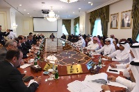 اللجنة التحضيرية لأعمال الدورة الخامسة للجنة العليا القطرية - المصرية تختتم اجتماعها بالدوحة 