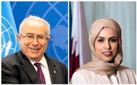 المندوب الدائم لدولة قطر لدى الأمم المتحدة تجتمع مع المبعوث الشخصي للأمين العام للأمم المتحدة إلى السودان
