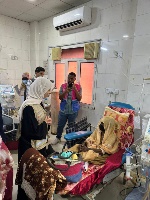 وزير الدولة للتعاون الدولي تزور عددا من المؤسسات الصحية بمدينة بورتسودان
