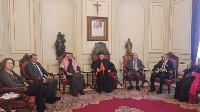 Qatar's Ambassador Participates in Meeting of Patriarch Al Rahi with Quintet Committee Ambassadors