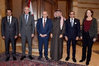 سفير دولة قطر يشارك في اجتماع رئيس مجلس النواب اللبناني مع سفراء دول اللجنة الخماسية 