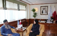 Permanent Representative of Qatar to UN Meets UN Secretary General Special Representative to Libya