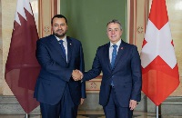 Minister of State at Ministry of Foreign Affairs Meets Foreign Minister of Swiss Confederation 