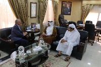 وزير العمل الأردني يجتمع مع القائم بالأعمال بالإنابة القطري 