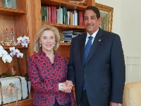 Secretary General of Italian Foreign Ministry Meets Qatar's Ambassador
