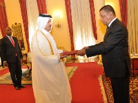 الرئيس الإثيوبي يتسلم أوراق اعتماد سفير دولة قطر