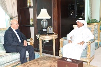 الأمين العام لوزارة الخارجية يجتمع مع السفير السوري