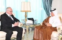Minister of State for Foreign Affairs Receives Copy of Credentials of Ambassador of Slovak Republic