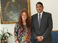 المستشار الدبلوماسي للرئيس الإيطالي يجتمع مع سفير قطر 
