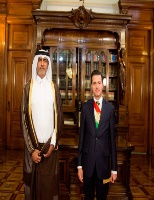 Mexican President Receives Credentials of Qatar's Ambassador