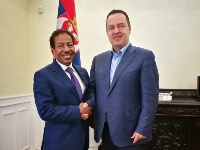Serbia's First Deputy Prime Minister Meets Qatar's Ambassador