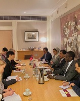 وزيرة خارجية النرويج تجتمع مع الأمين العام لوزارة الخارجية