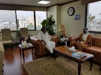 وزير العلوم والتكنولوجيا الباكستاني يجتمع مع سفير دولة قطر 